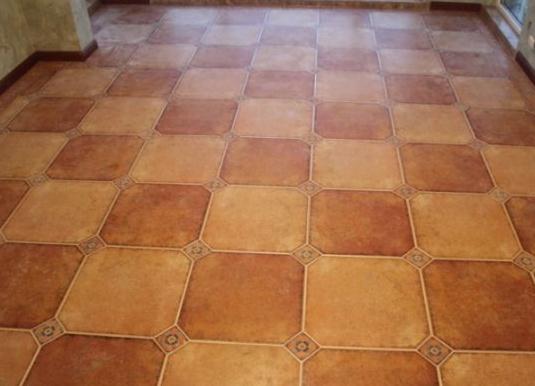 仿古砖美缝(处理技巧/效果图)(图3) 仿古砖美缝效果图2